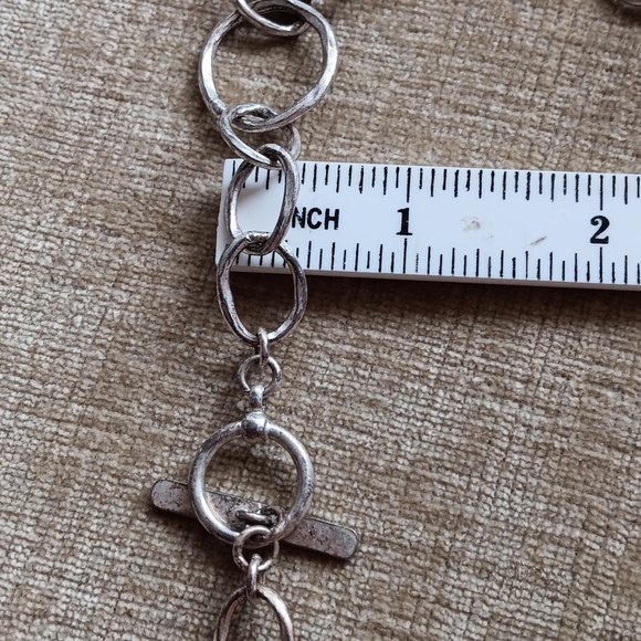 Sigrid Olsen Gold Tone Grunge Chunky Big Chain Long Necklace - Picture 8 of 12